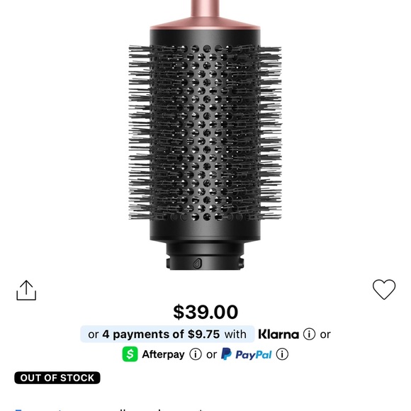 Dyson airwrap large round brush attachment - Black and Pink - Picture 2 of 4